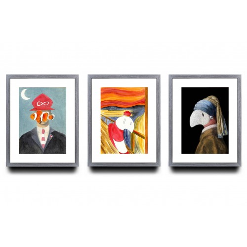 A3 Bundle of 3 - Famous Painting Series